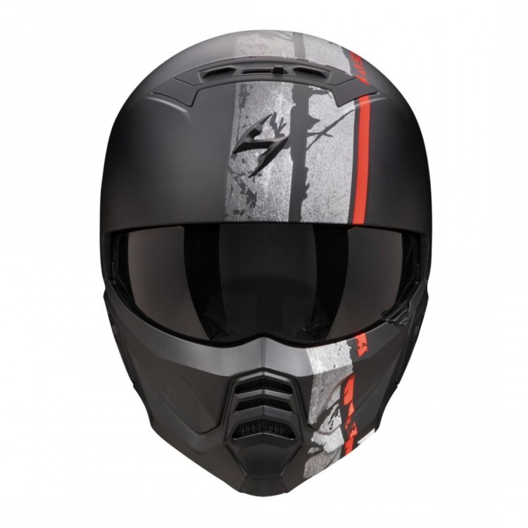 Scorpion EXO COMBAT 2 Lord Modüler Motosiklet Kaskı Mat Siyah / Kırmızı Scorpion EXO COMBAT 2 Lord Modüler Motosiklet Kaskı Mat Siyah / Kırmızı